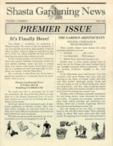 Shasta Gardening News Issue 1